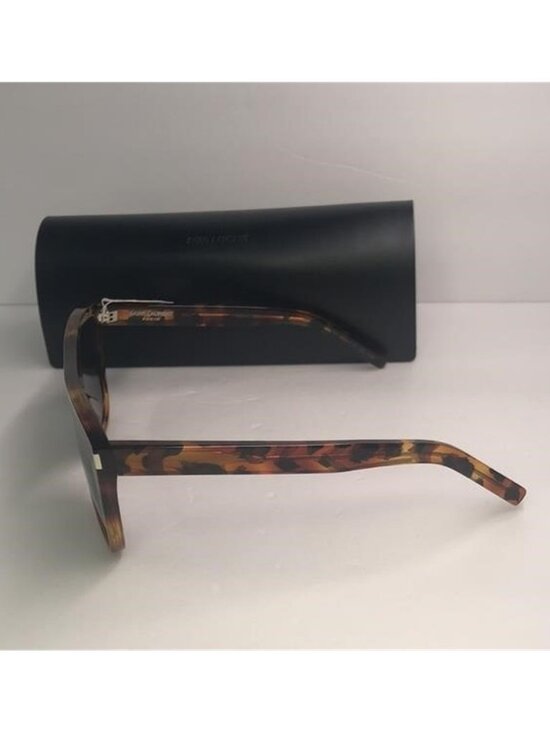 New Authentic Saint Laurent SL1 Havana Havana Grey Sunglasses main image 10